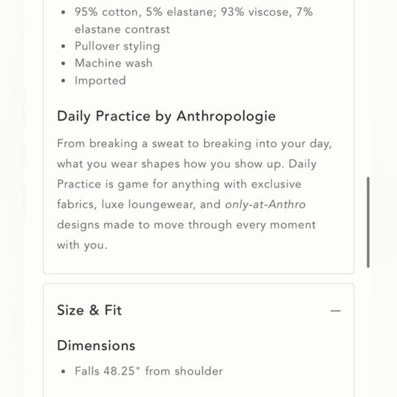 NWT Size S - Anthropologie Cotton Racer Midi Dress (NWT US$ 110) - Picture 14 of 14